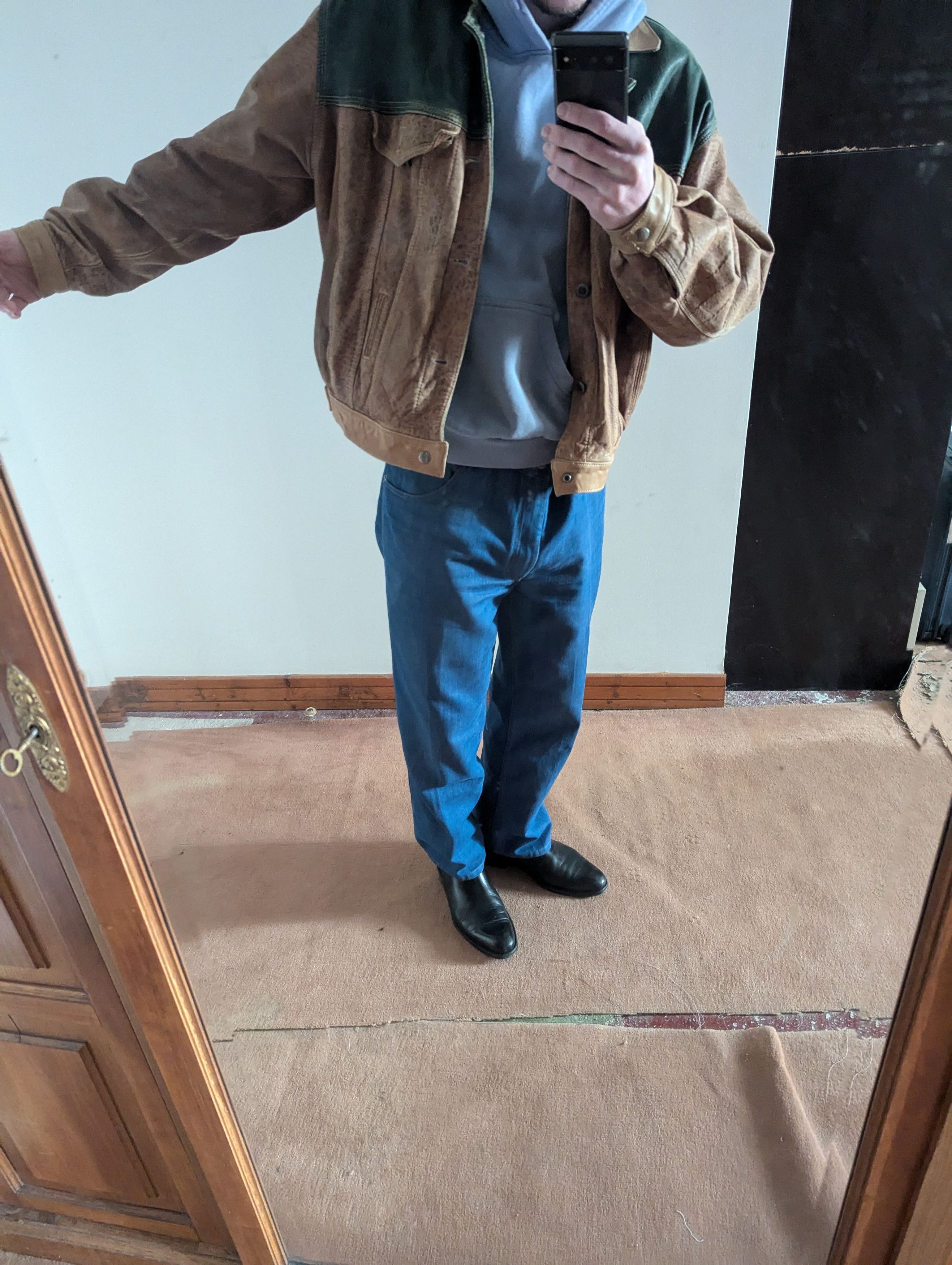 Designer × Vintage Helston Jacket – Unique Fashion Show Leather Masterpiece Size US M / EU 48-50 / 2 - 10 Thumbnail