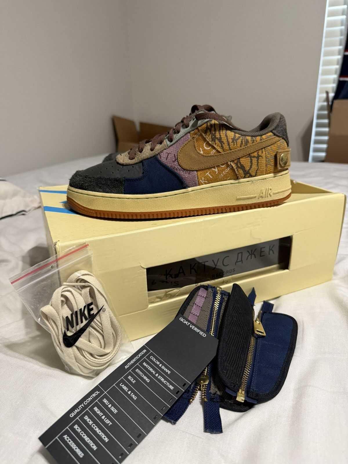 Nike × Travis Scott Nike Air Force 1 Low Cactus Jack Size US 9 / EU 42 - 1 Thumbnail