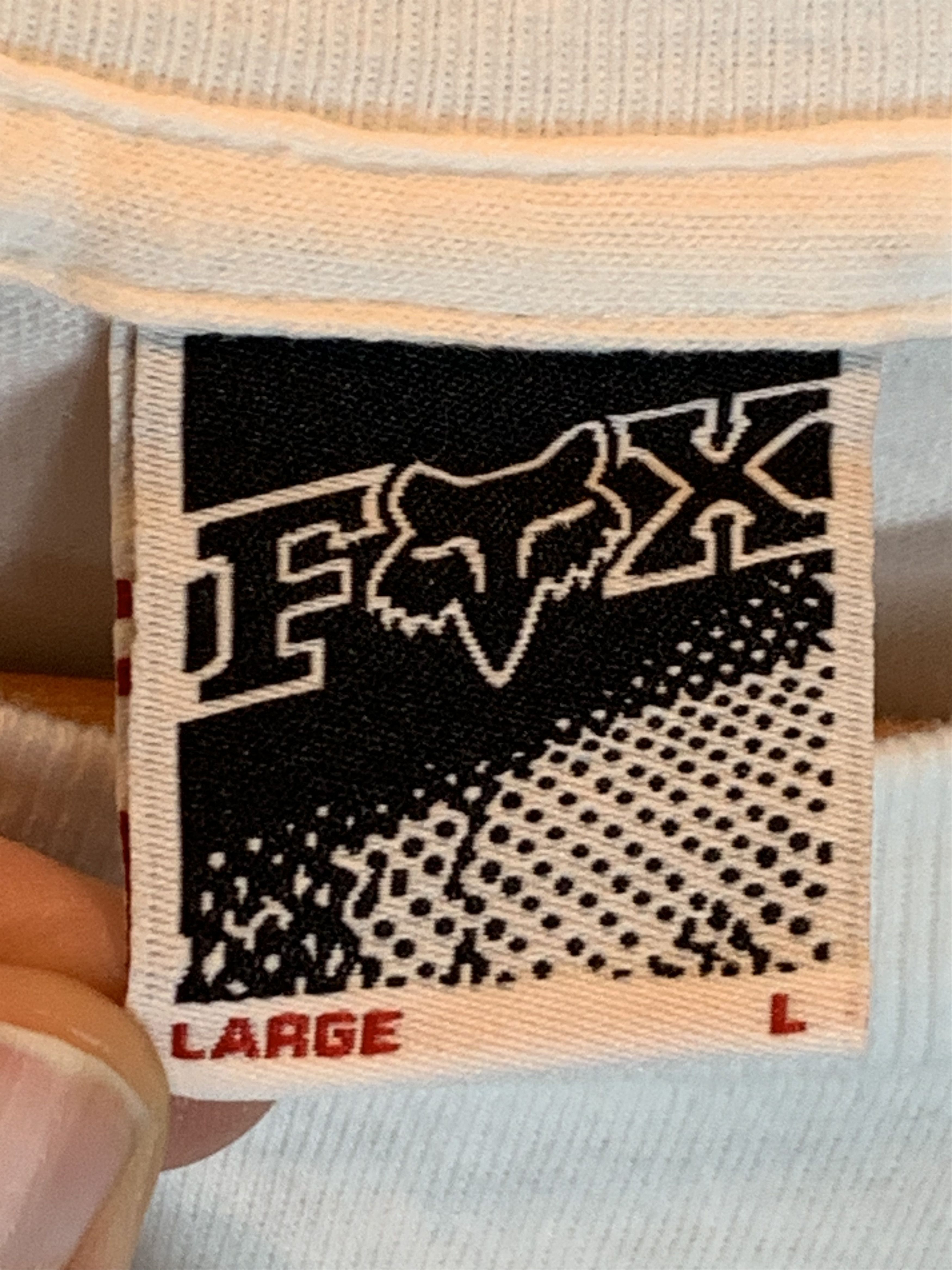 Fox Racing *RARE* Vintage Fox Racing Head Logo Moto Biker T-Shirt Size US L / EU 52-54 / 3 - 5 Thumbnail