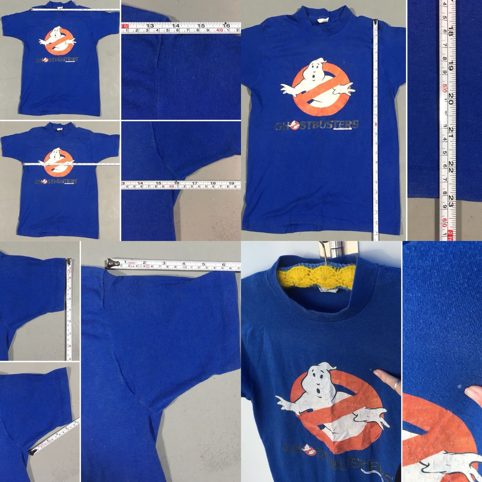Vintage VINTAGE Ghostbusters T-Shirt Mens M Blue 1984 Bantam 80s 1980s Graphic Tee Short Sleeve Polycotton Size US M / EU 48-50 / 2 - 8 Thumbnail