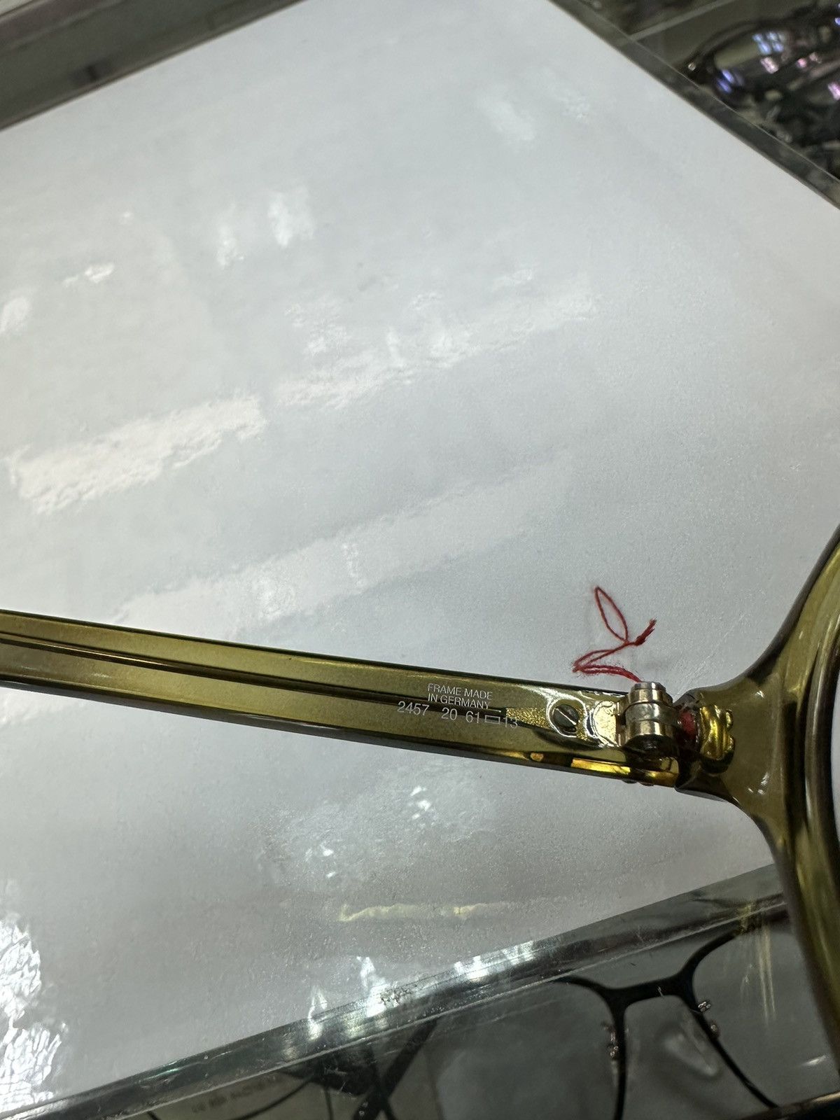 Christian Dior Monsieur VTG 90’s Christian Dior Frame 2457 20 61⏹️13 Size ONE SIZE - 8 Thumbnail