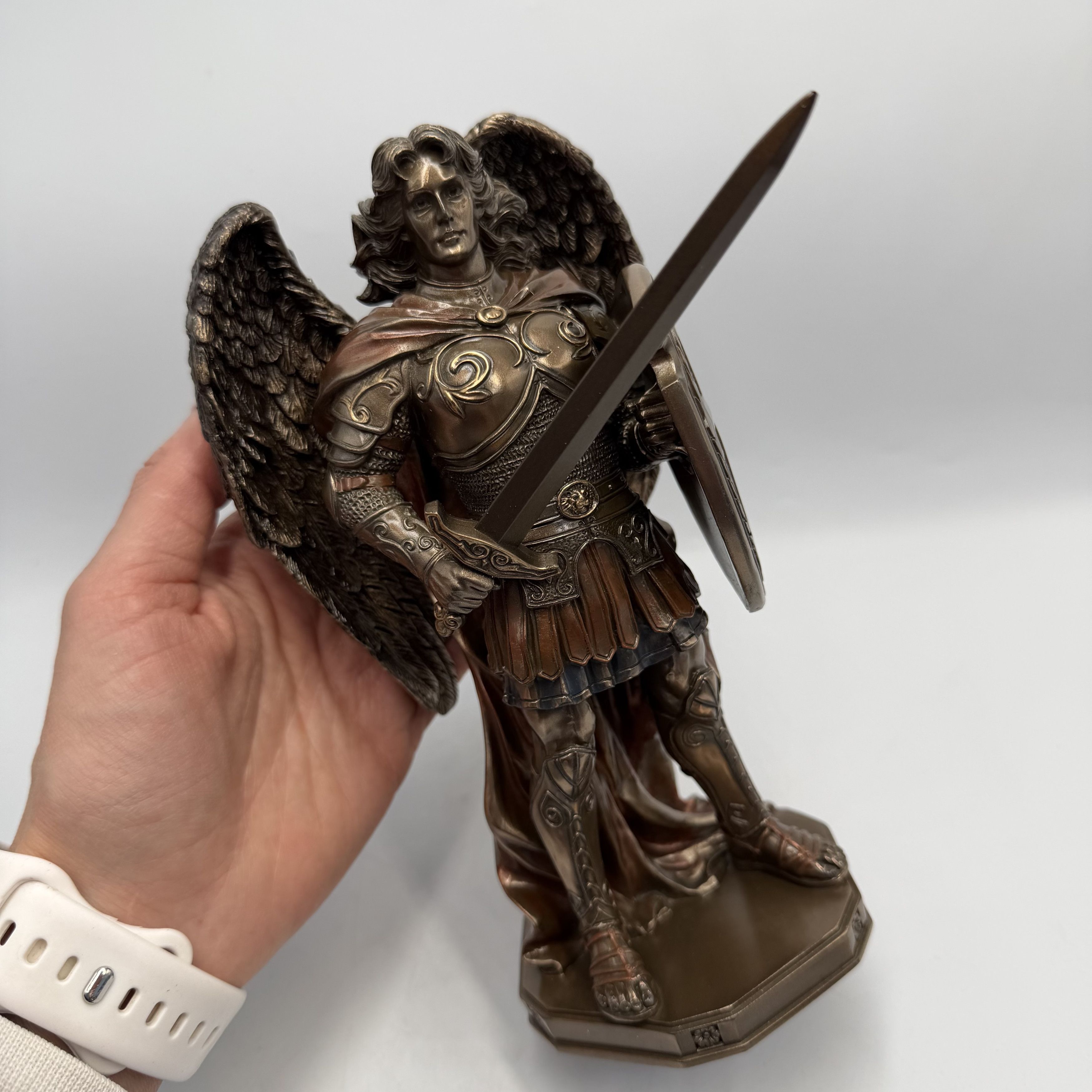 Other Archangel Michael Statue Bronze Polystone Figurine Size ONE SIZE - 5 Thumbnail
