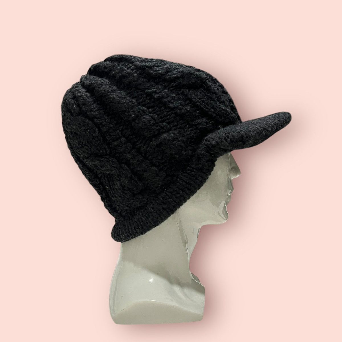 14th Addiction VINTAGE ELLESSE CABLE KNITTED ALT BEANIE HAT Size ONE SIZE - 12 Thumbnail