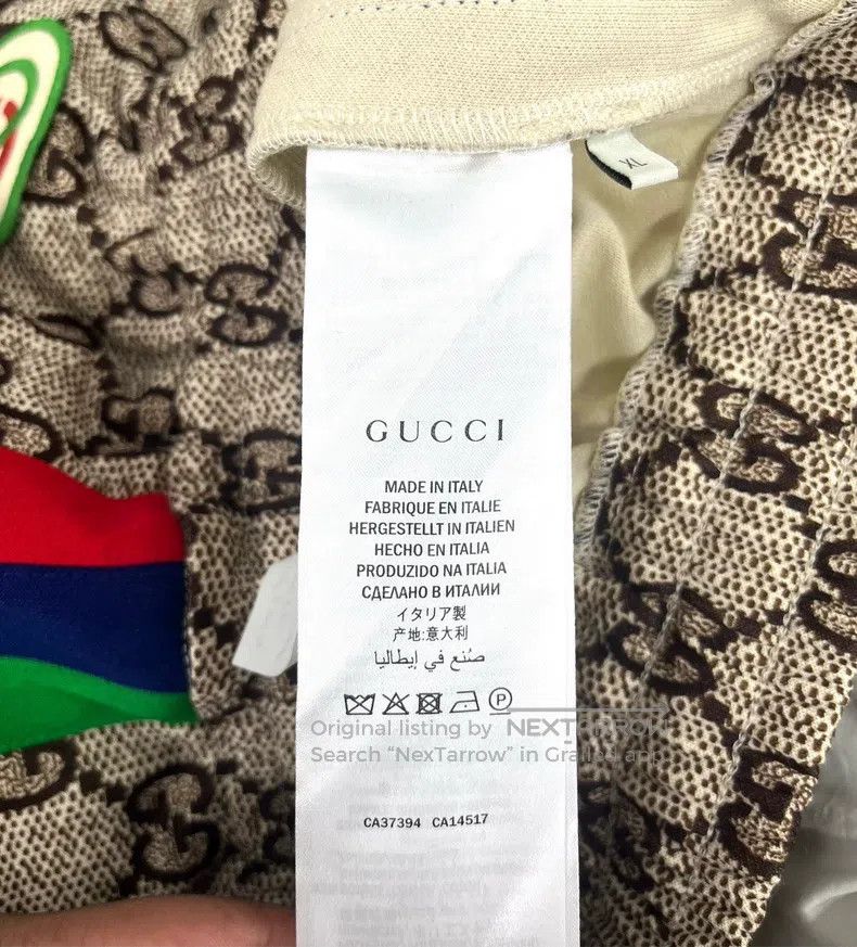 Gucci Gucci SizeXL Double G full-print side striped sports trouse Size US 34 / EU 50 - 4 Thumbnail