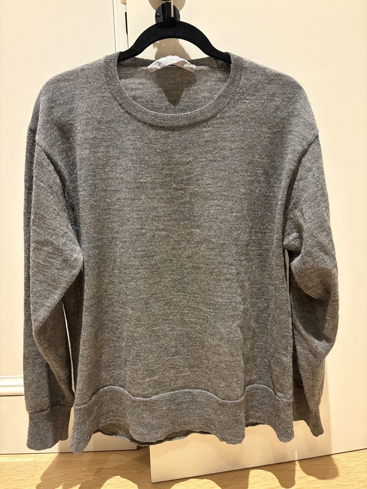 Comme des Garcons Homme Comme des Garcons homme 90s grey sweater Size US M / EU 48-50 / 2 - 1 Thumbnail