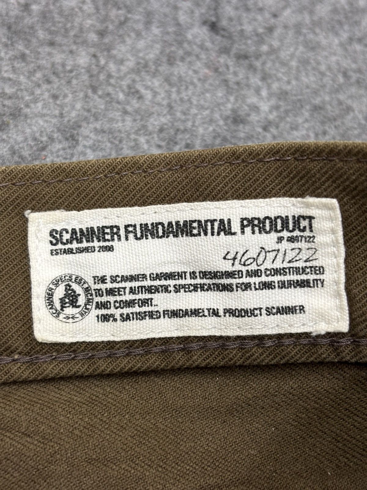 Japanese Brand 💥Japan Minimalist💥Scanner Fundamental Cinch Back Denim F664 Size US 34 / EU 50 - 12 Thumbnail