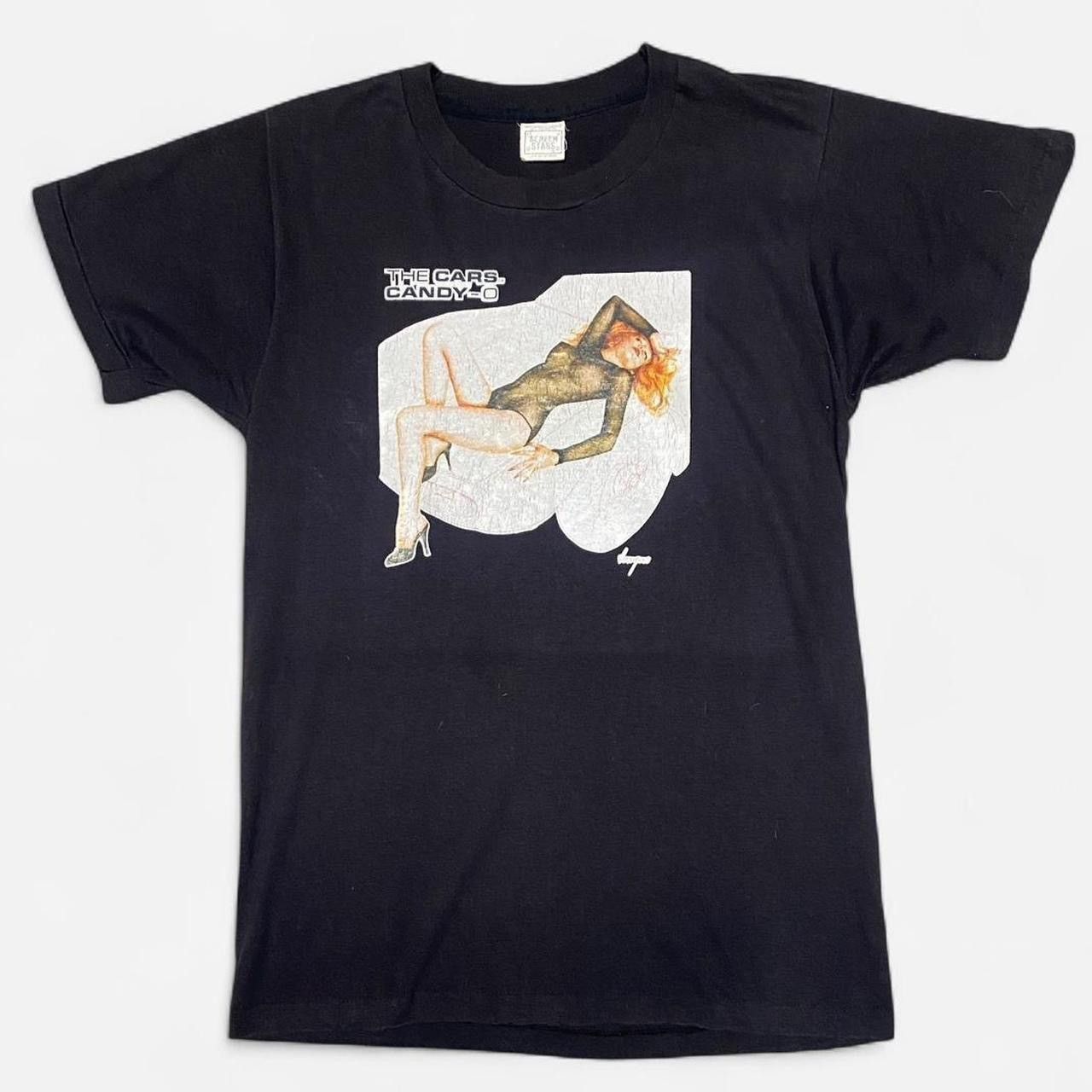 Other Vintage 1980 The Cars Candy-O Rock Band black tShirt Size US M / EU 48-50 / 2 - 1 Thumbnail