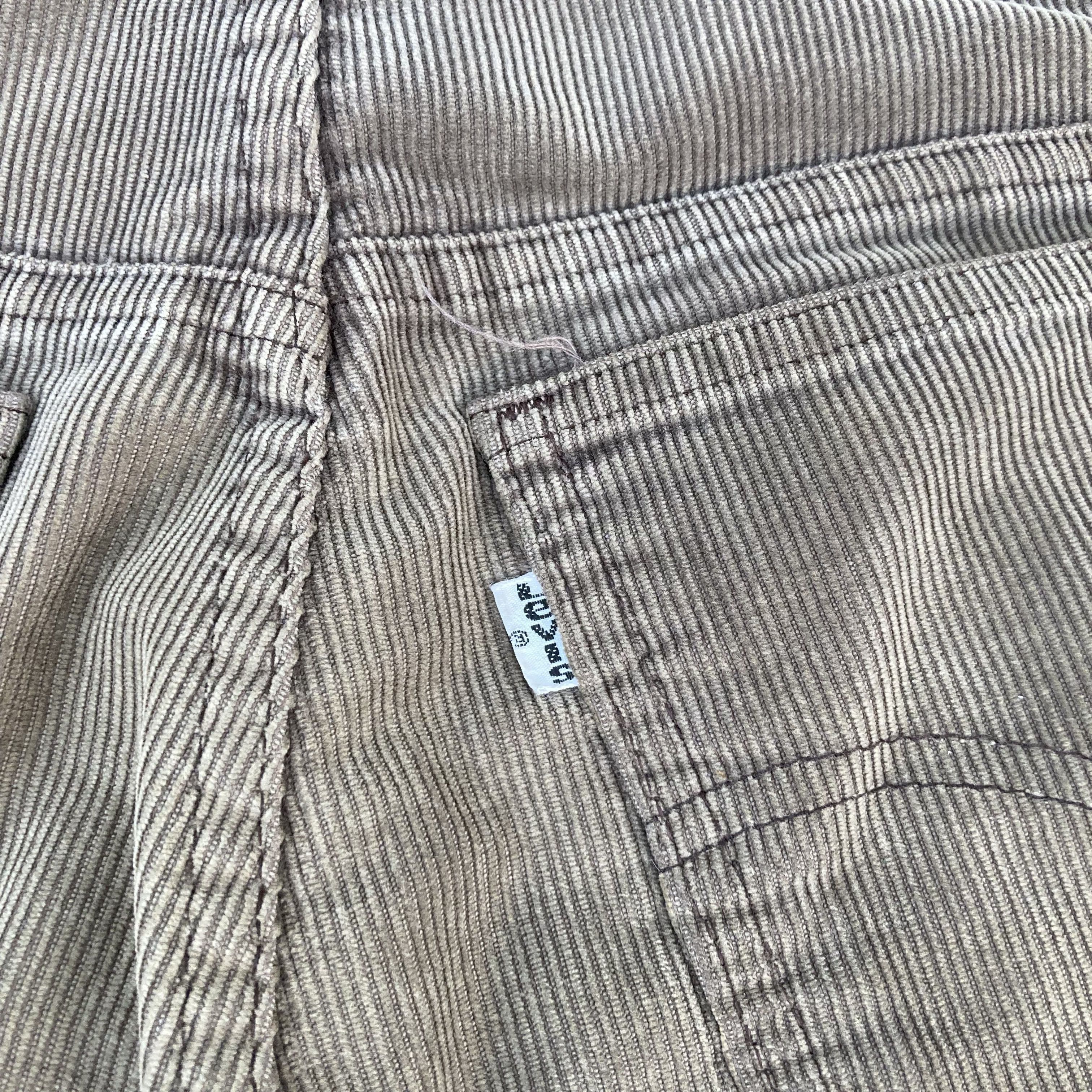 Levi's × Vintage Vtg Levis 517 Corduroy Jeans Bootcut Faded Jeans Size US 32 / EU 48 - 10 Thumbnail