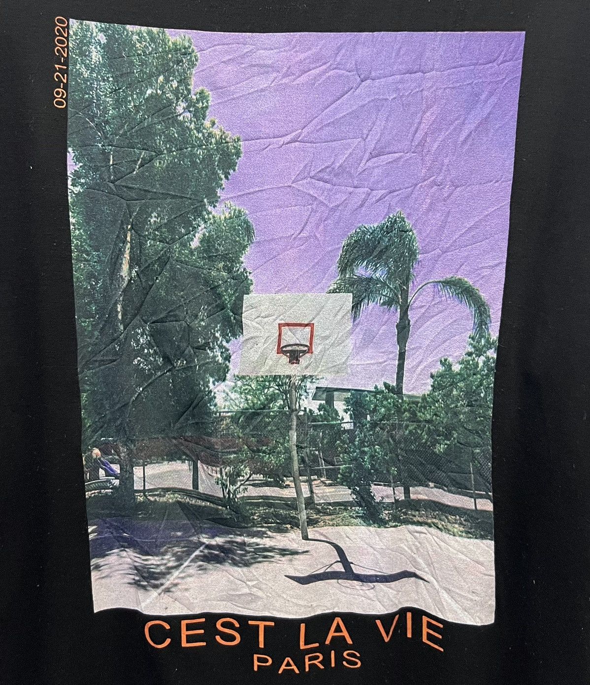 Shein SHEIN CEST LA VIE PARIS Letter And Graphic Print SHIRT Size US L / EU 52-54 / 3 - 5 Thumbnail