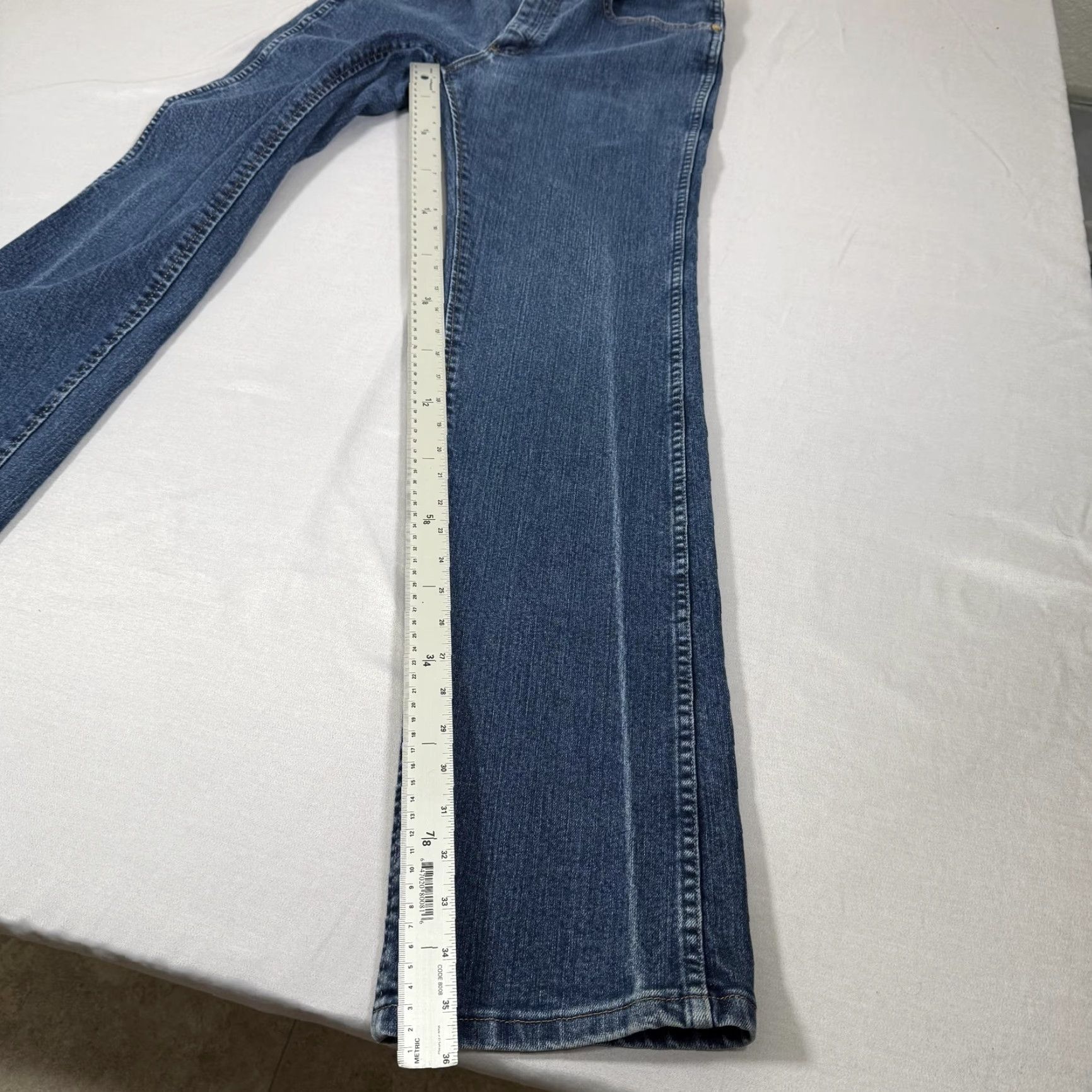 Wrangler Wrangler Jeans Men 32x36 Blue Premium Performance 36 Slim Fit Denim Pants Cowboy Size US 32 / EU 48 - 3 Thumbnail