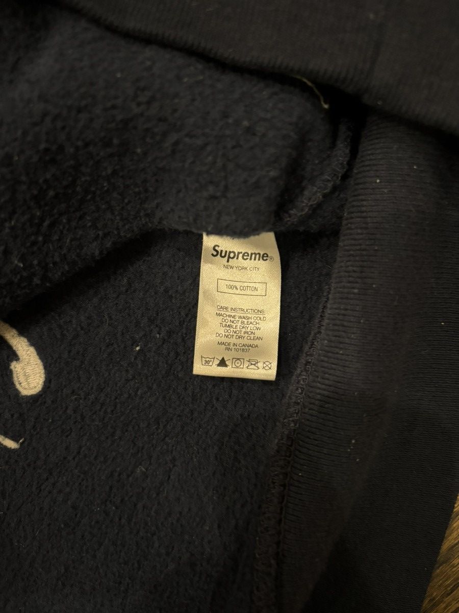 Supreme 1-800 Supreme Hoodie Navy Blue Size US S / EU 44-46 / 1 - 7 Thumbnail