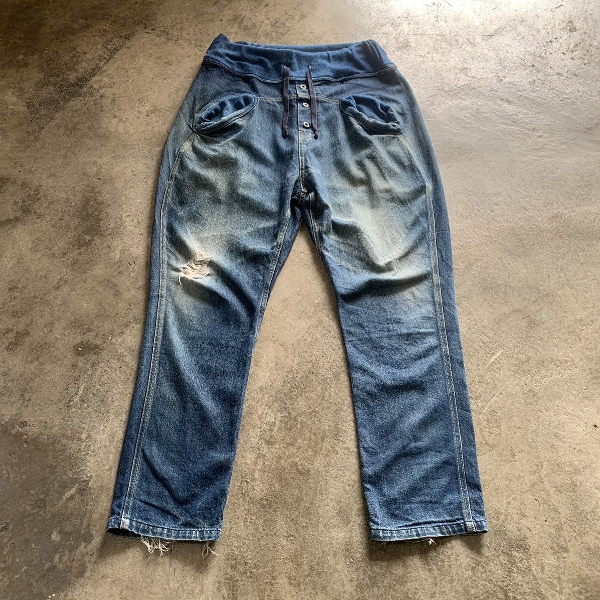 Kapital Kapital drawstring indigo pants Size US 30 / EU 46 - 1 Thumbnail