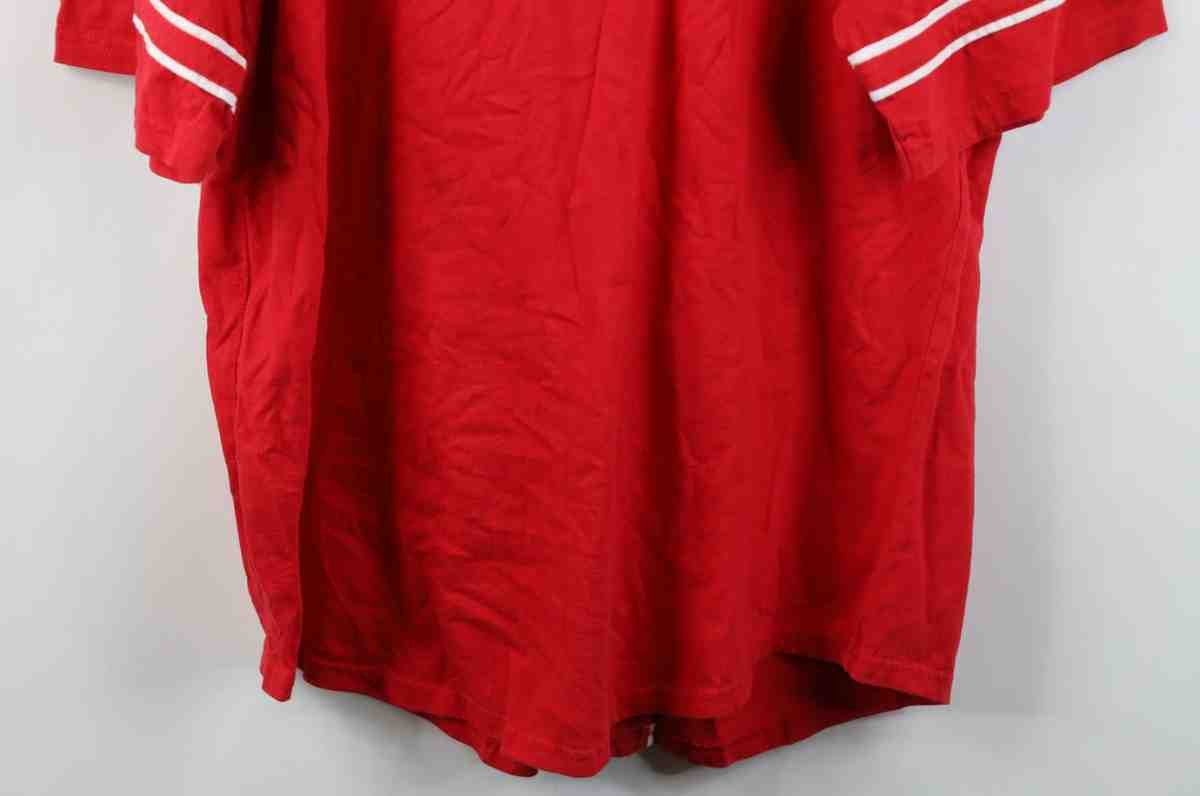Vintage Vintage 90s Cleveland Indians Baseball Jersey Red Cotton Size US L / EU 52-54 / 3 - 11 Thumbnail