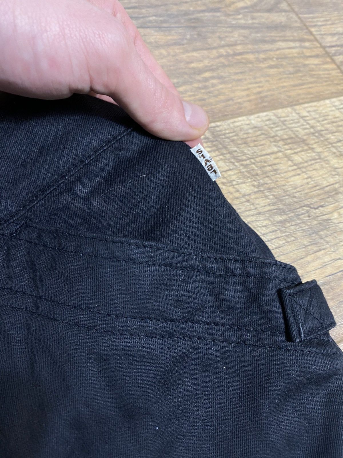 Levi's VINTAGE LEVI'S Trousers Black MADE IN ITALY Utility Workwear Size US 31 - 3 Thumbnail