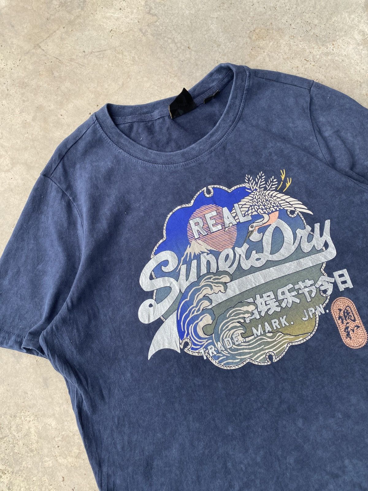 Superdry Real Superdry Beads Souvenir Acid Wash Tee Size US M / EU 48-50 / 2 - 2 Thumbnail