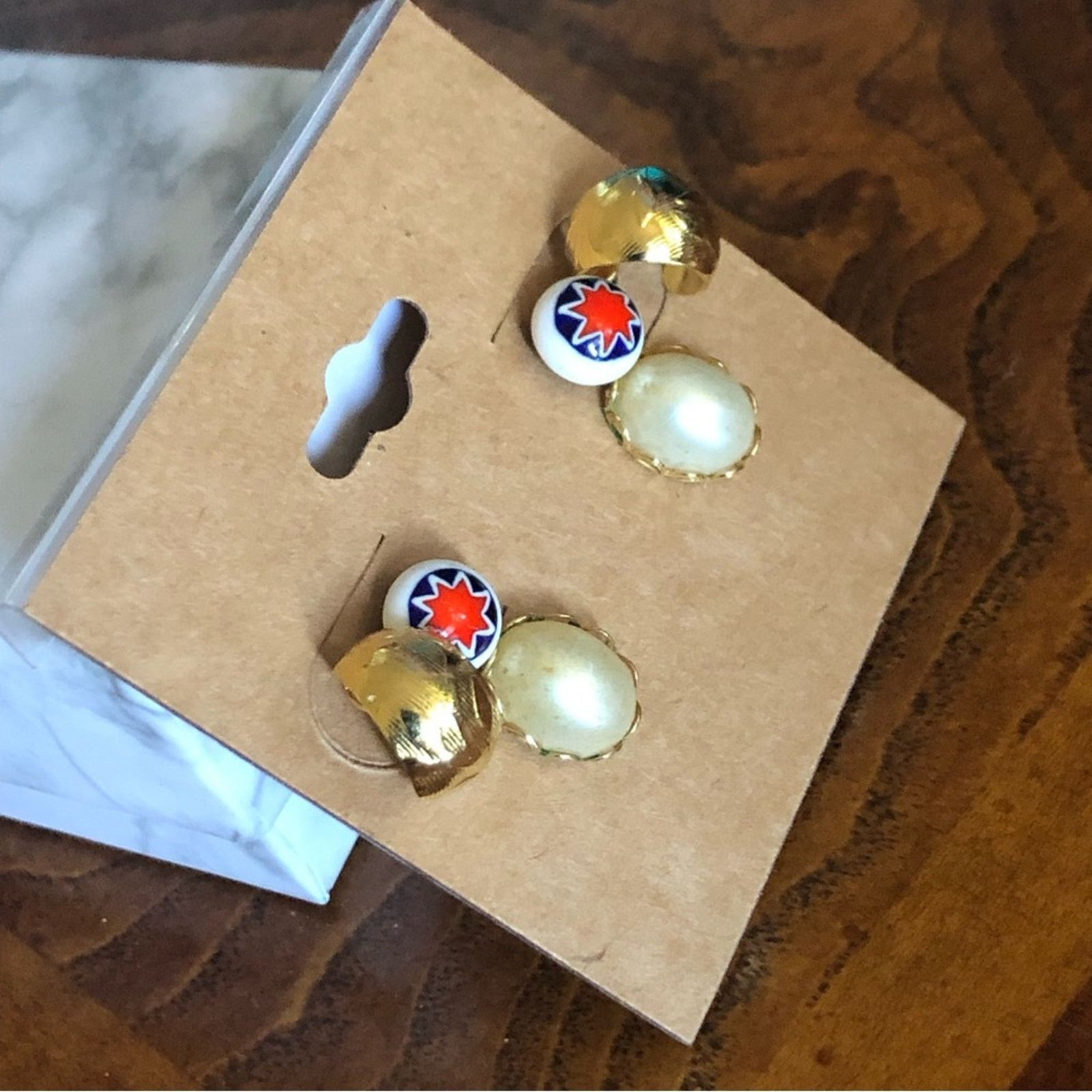 Vintage Vintage set of three pierced earrings Size ONE SIZE - 2 Thumbnail