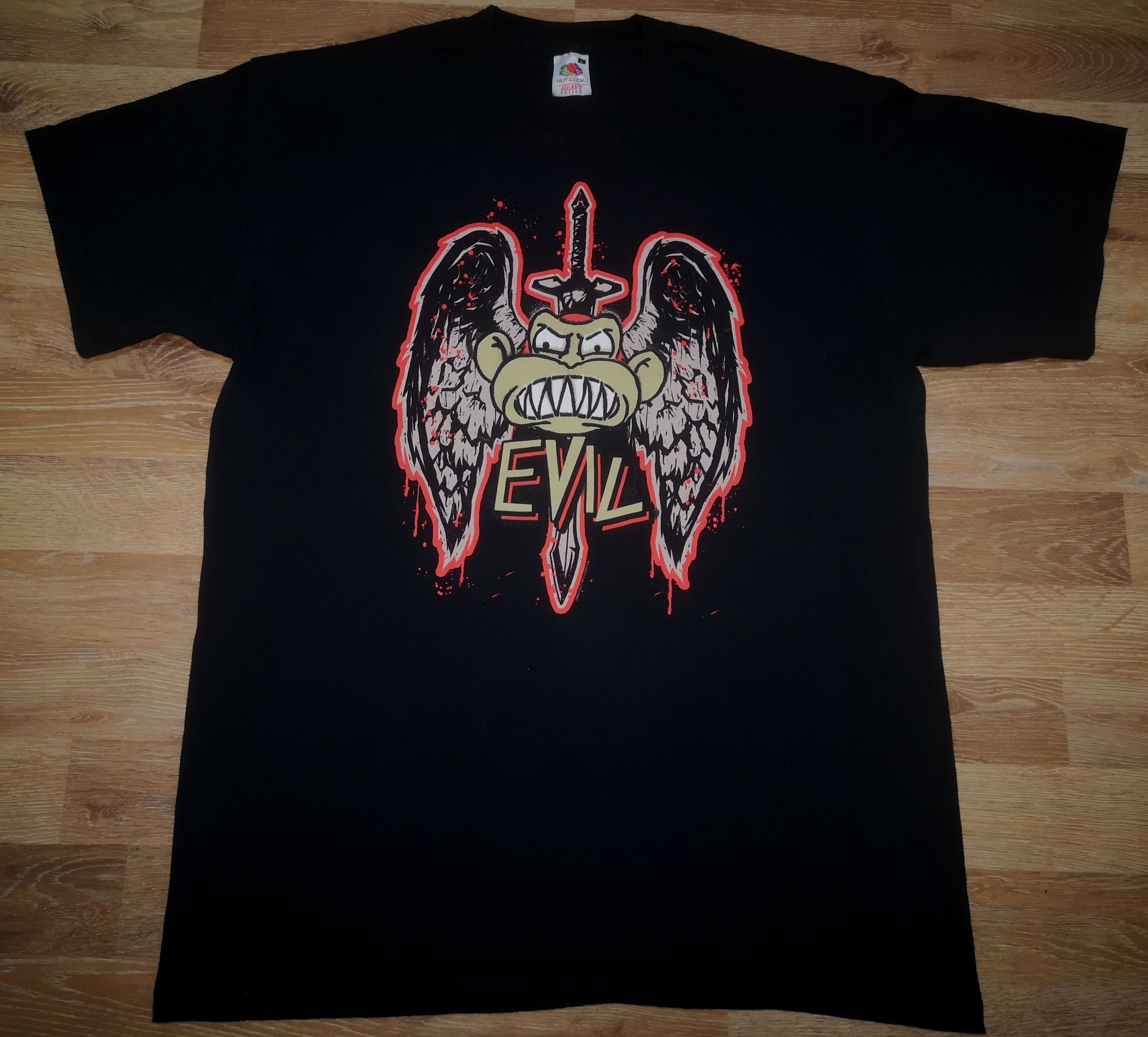 Cartoon Network × Fox Racing × Vintage Vintage Comedy Sitcom Family Guy Evil Monkey Fox Promo Shirt Size US L / EU 52-54 / 3 - 1 Thumbnail