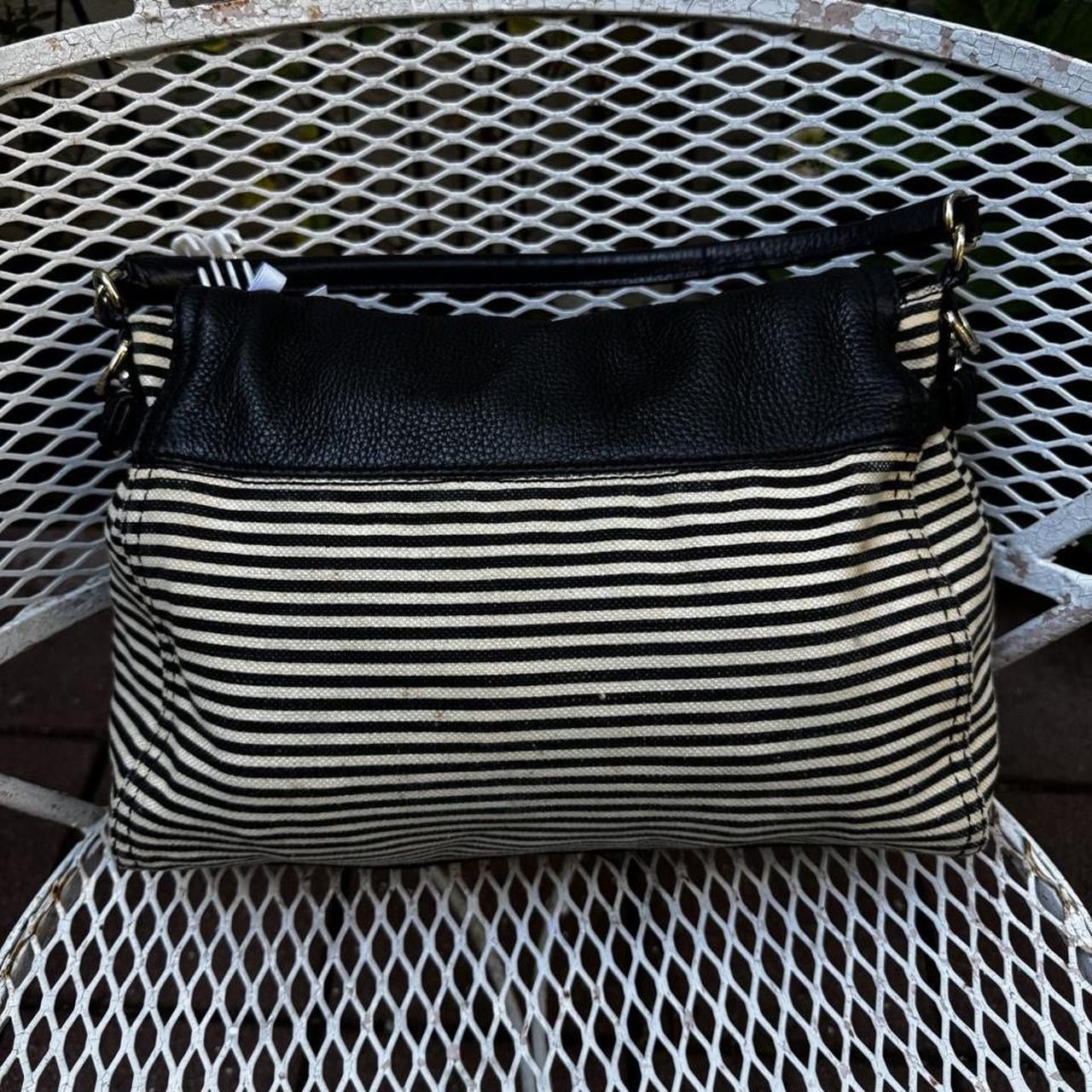 Kate Spade Kate Spade Convertible Black & White Stripped Bag Size ONE SIZE - 2 Thumbnail