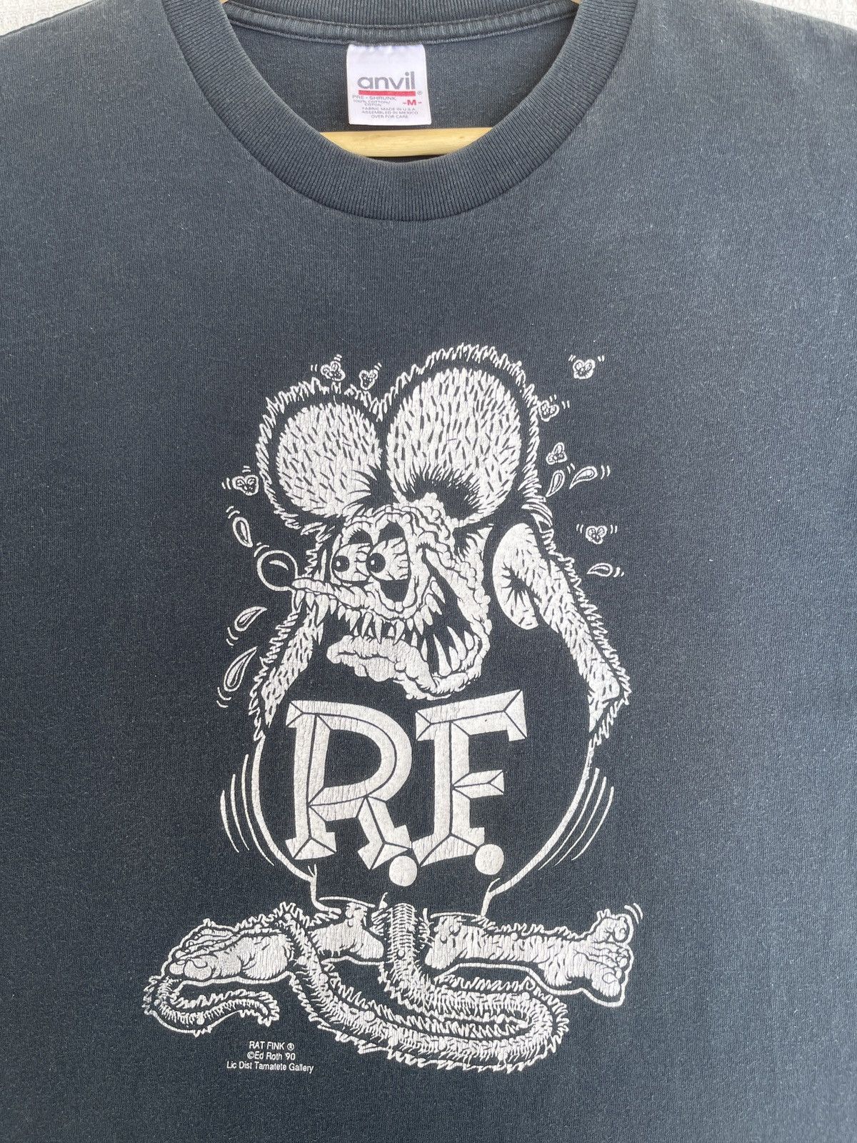Vintage Last Drop🔥Rare🔥Vintage 90s Rat Fink Ed Roth Sun FadedT-Shirt Size US M / EU 48-50 / 2 - 10 Thumbnail