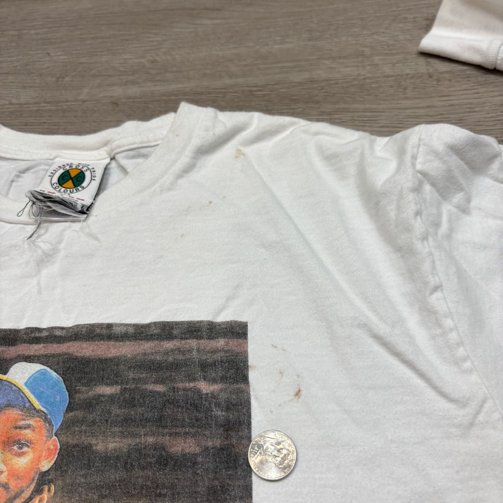 Cross Colours × Rap Tees × Vintage VTG Cross Colours Hip Hop Royalty Fresh Prince Shirt Men's M Size US M / EU 48-50 / 2 - 10 Thumbnail