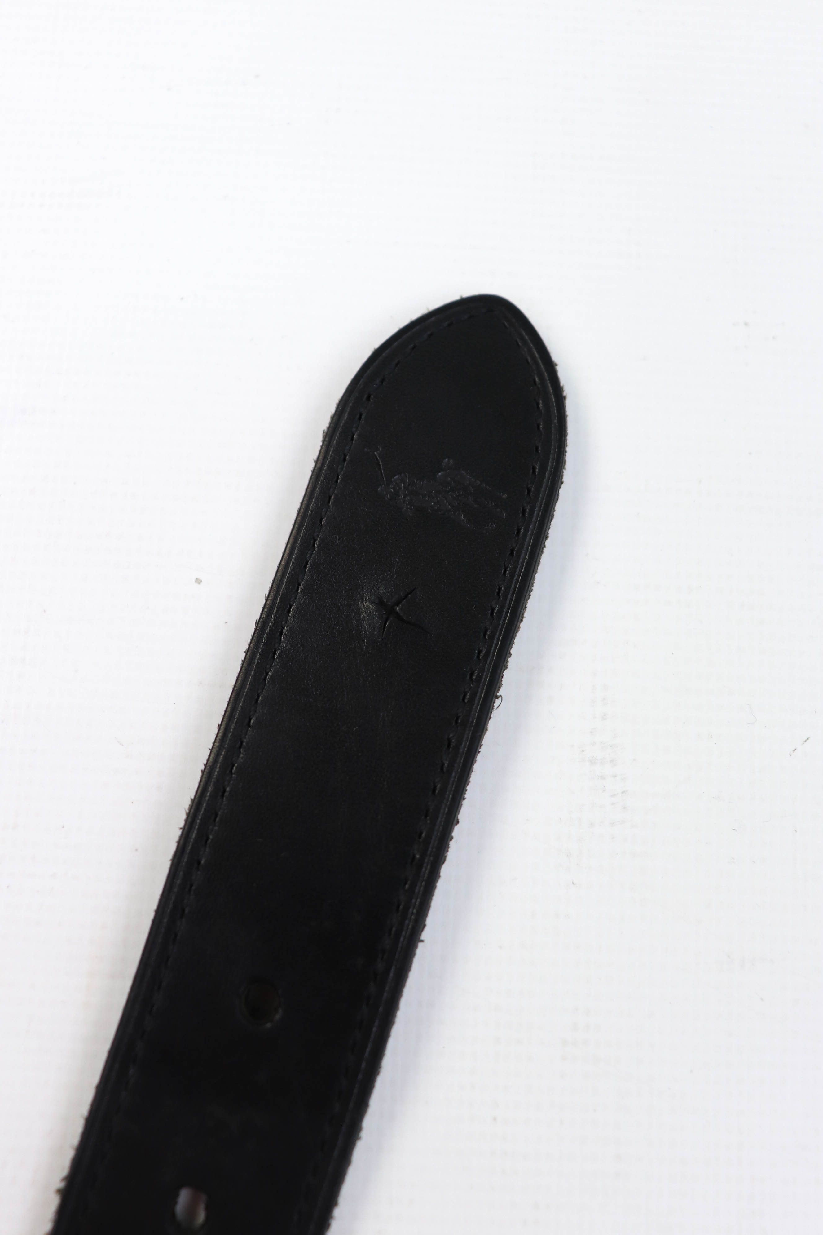 Polo Ralph Lauren POLO Ralph Lauren Women's Black Canvas/Leather Belt Size ONE SIZE - 12 Thumbnail