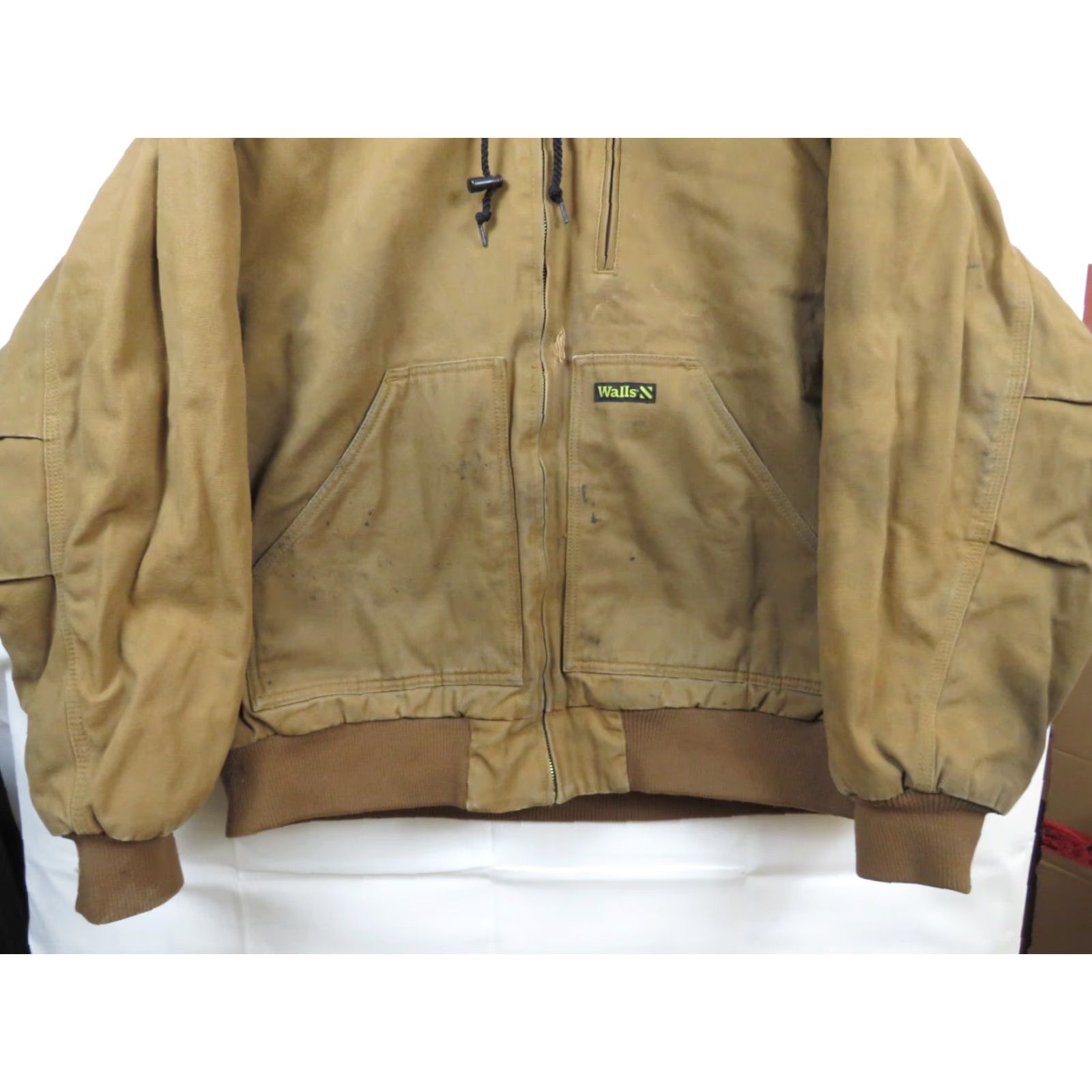 Walls VTG Walls Chore Jacket 2XL Workwear Brown Canvas Insulated Patch Pockets Corduroy Collar Blanket Lined Made in USA Mens Jacket Size US XXL / EU 58 / 5 - 2 Thumbnail