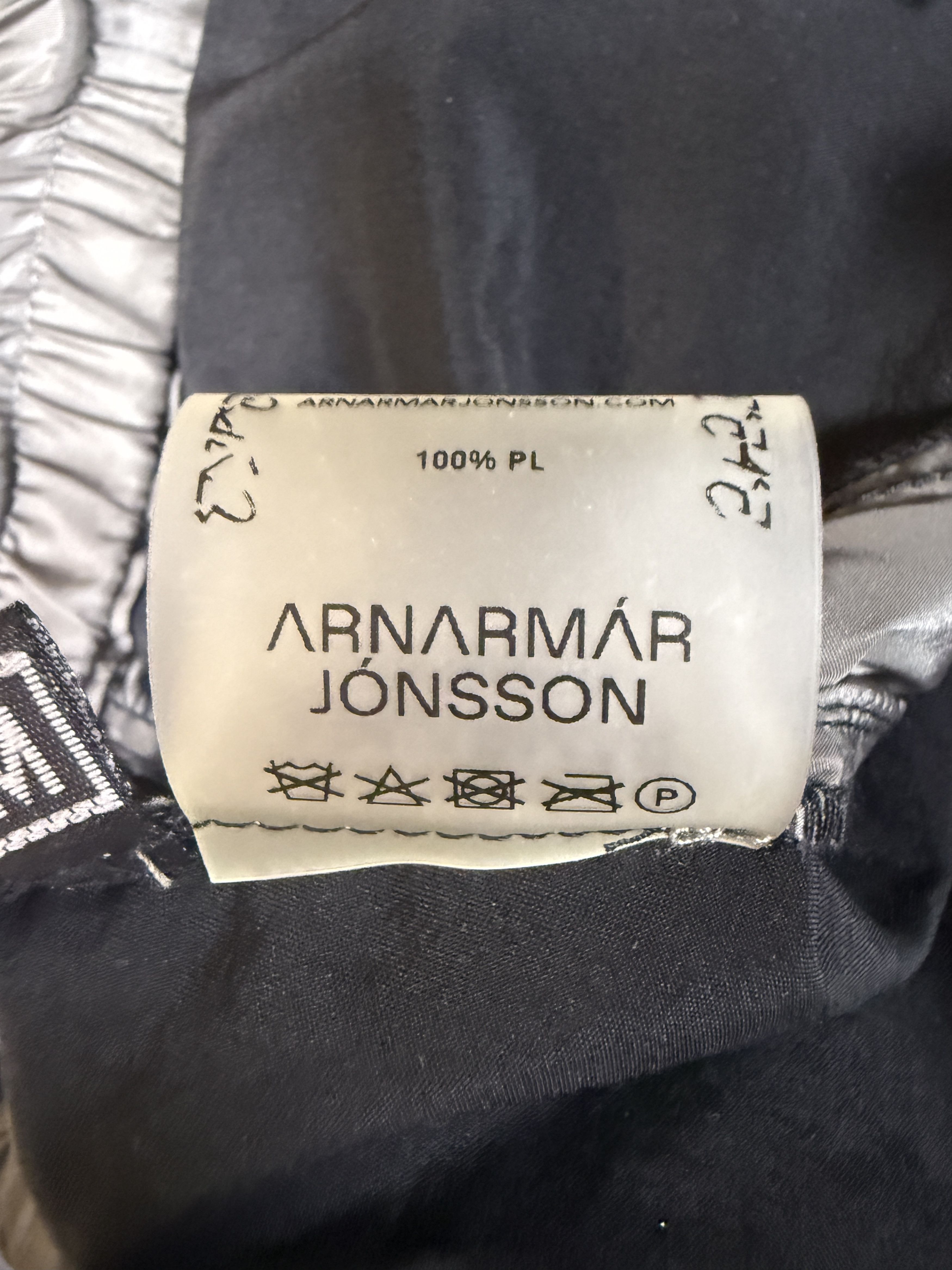 Arnar Mar Jonsson $480 Arnar Mar Jonsson Taffeta Track Pants Size US 32 / EU 48 - 6 Thumbnail