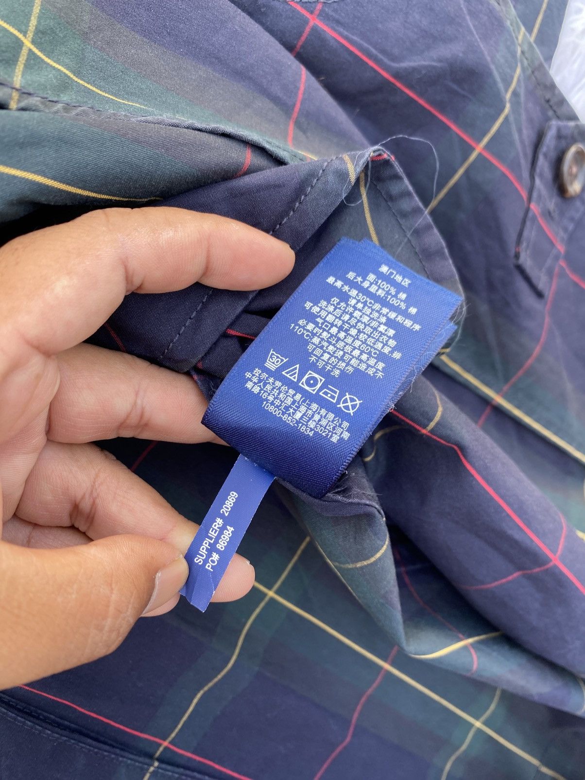 Ralph Lauren Vintage Polo Ralph Lauren Plaid Waxed Twill Balmacaan Coat Size US M / EU 48-50 / 2 - 16 Thumbnail