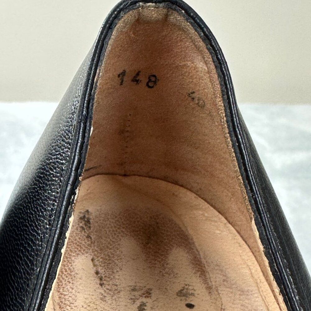 Christian Louboutin Christian Louboutin Black Leather Heels Women's Size 40.5 E Size US 10.5 / IT 40.5 - 6 Thumbnail