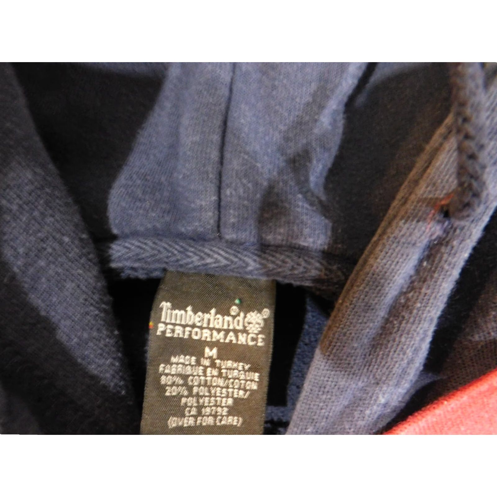 Timberland Timberland Hoodie Mens M Blue Pullover Knit Cotton Polyester Logo Pockets Vintage No 90s Retro Sports Outdoor Walking Mens Size US M / EU 48-50 / 2 - 6 Thumbnail