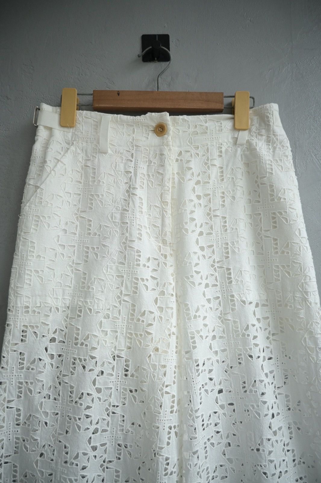 Sacai Sacai resort 2016 star lace wide leg pant Size 28" / US 6 / IT 42 - 6 Thumbnail