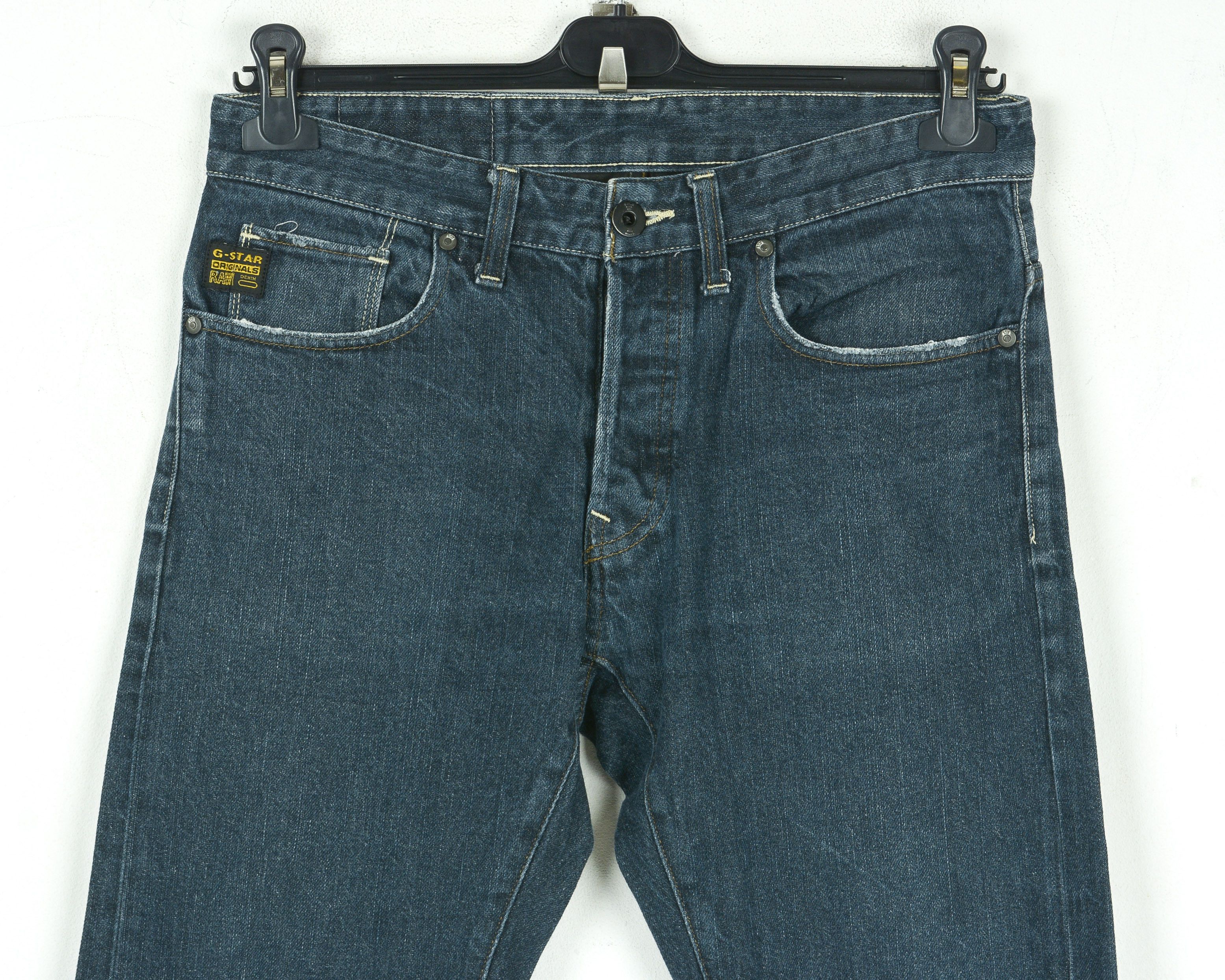 G-Star Yield Slim W33 L32 Straight Leg Jeans Pants Trousers Casual Size US 33 - 2 Thumbnail