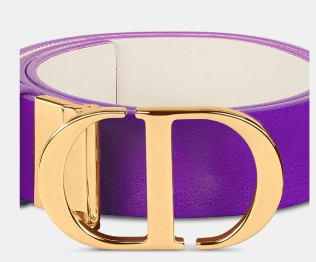 Dior o1w1db11024 Size: OS / Montaigne Reversible Belt in Purple Size ONE SIZE - 5 Thumbnail