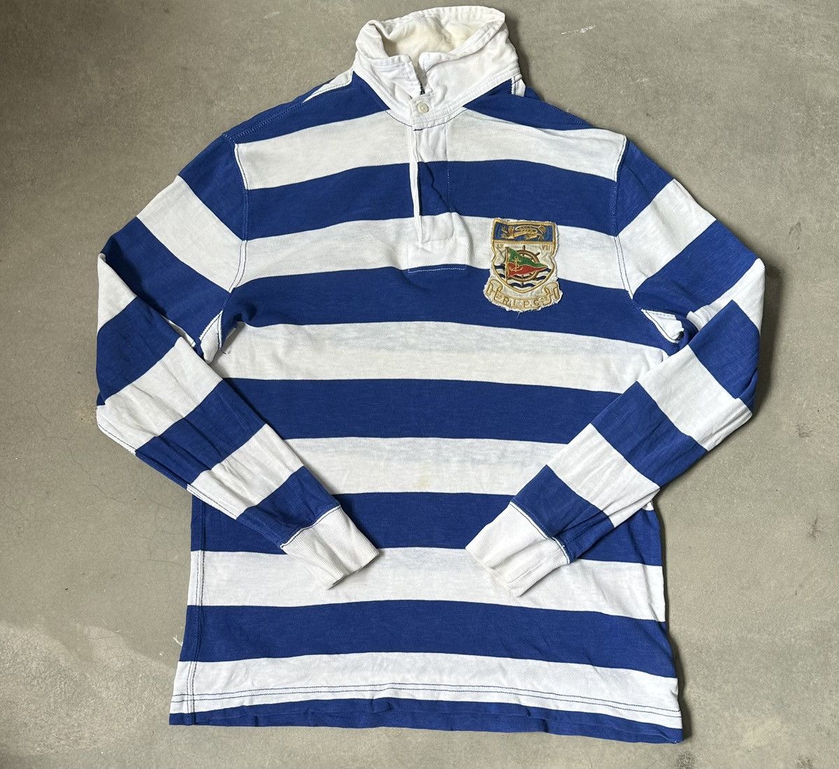 Polo Ralph Lauren VINTAGE POLO RALPH LAUREN RUGBY POLO STRIPES Size US M / EU 48-50 / 2 - 1 Thumbnail