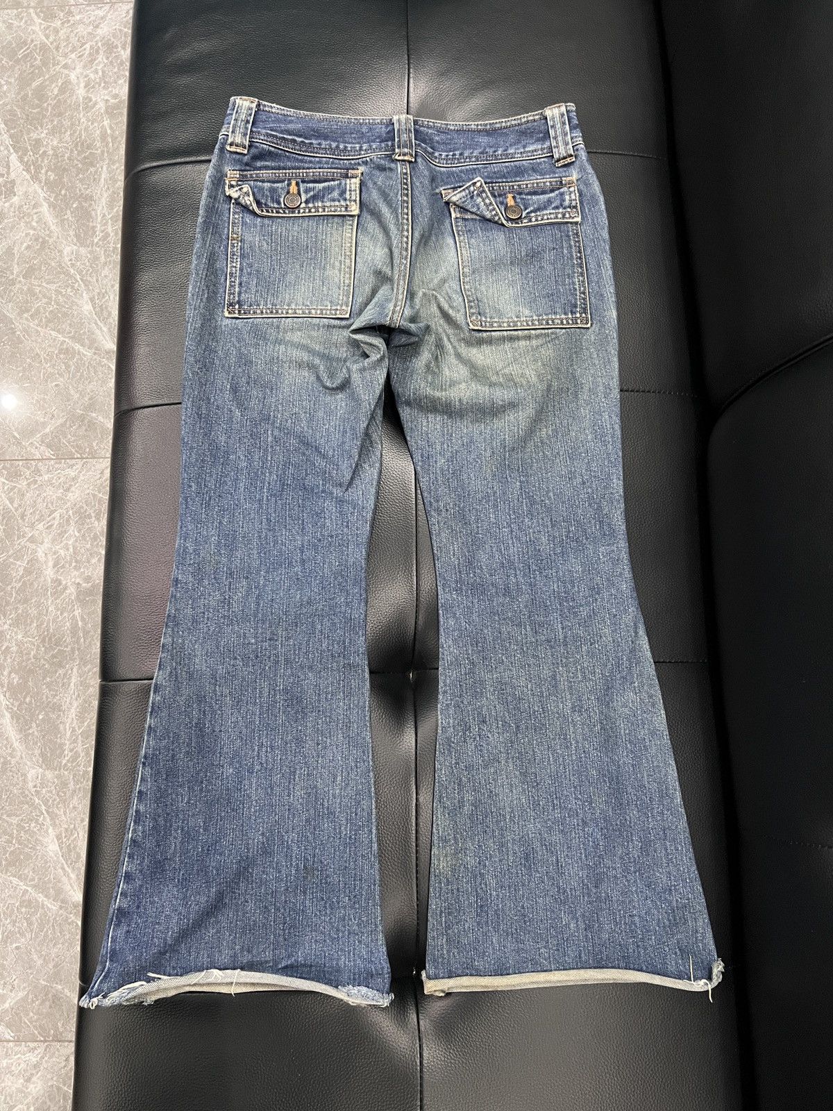 Hysteric Glamour Hysteric Glamour 1990s Flared Denim Jeans Size 24" / US 00 / IT 34 - 2 Thumbnail