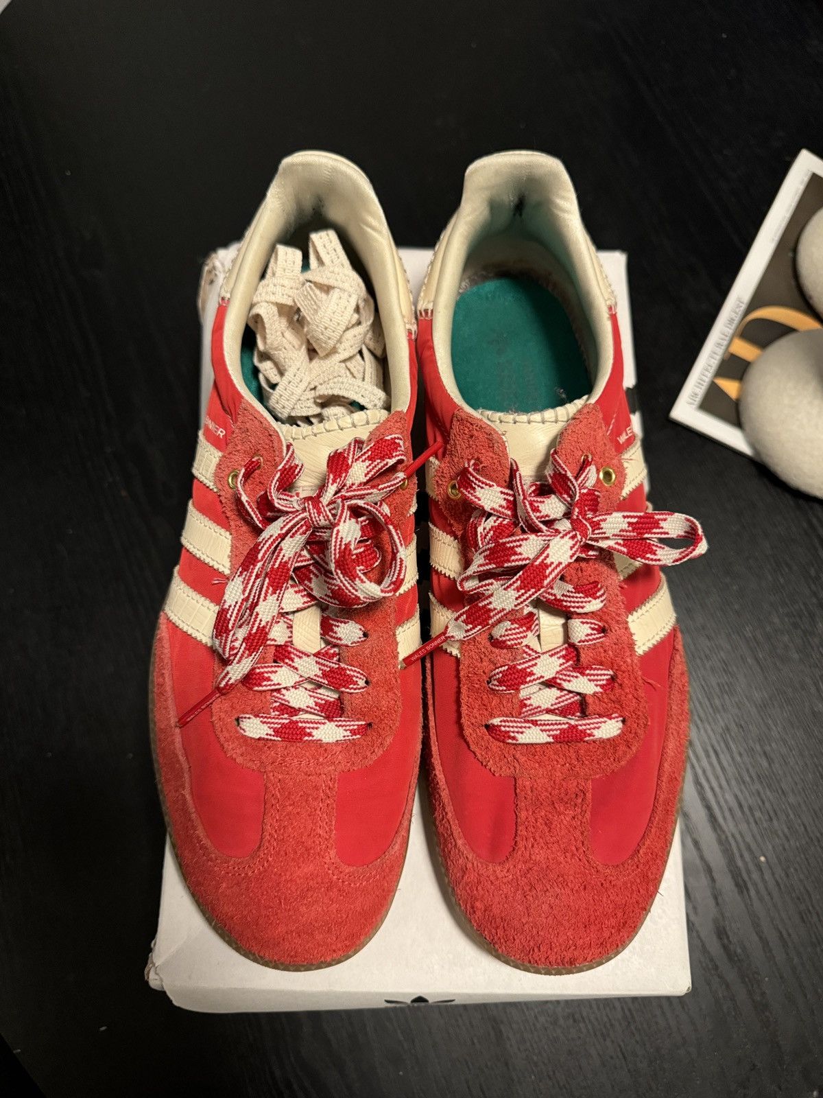 Adidas × Wales Bonner Adidas Wales Bonner Samba Red 10 | Grailed