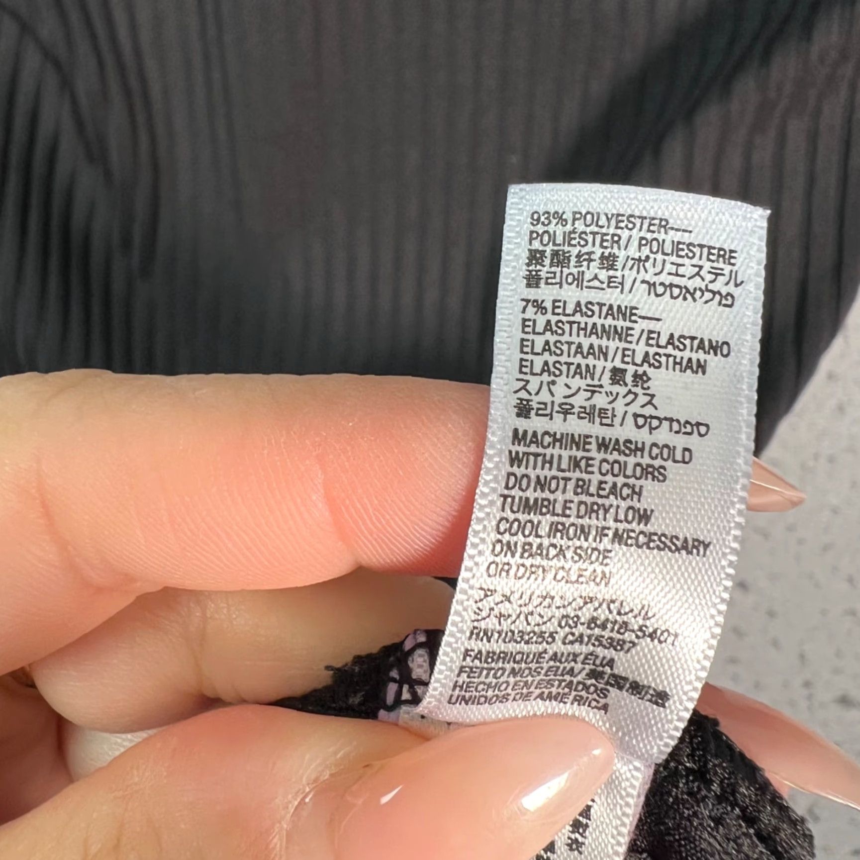American Apparel American Apparel Womens Size Small Black Ribbed Open-Back Stretch Dress Size S / US 4 / IT 40 - 4 Thumbnail
