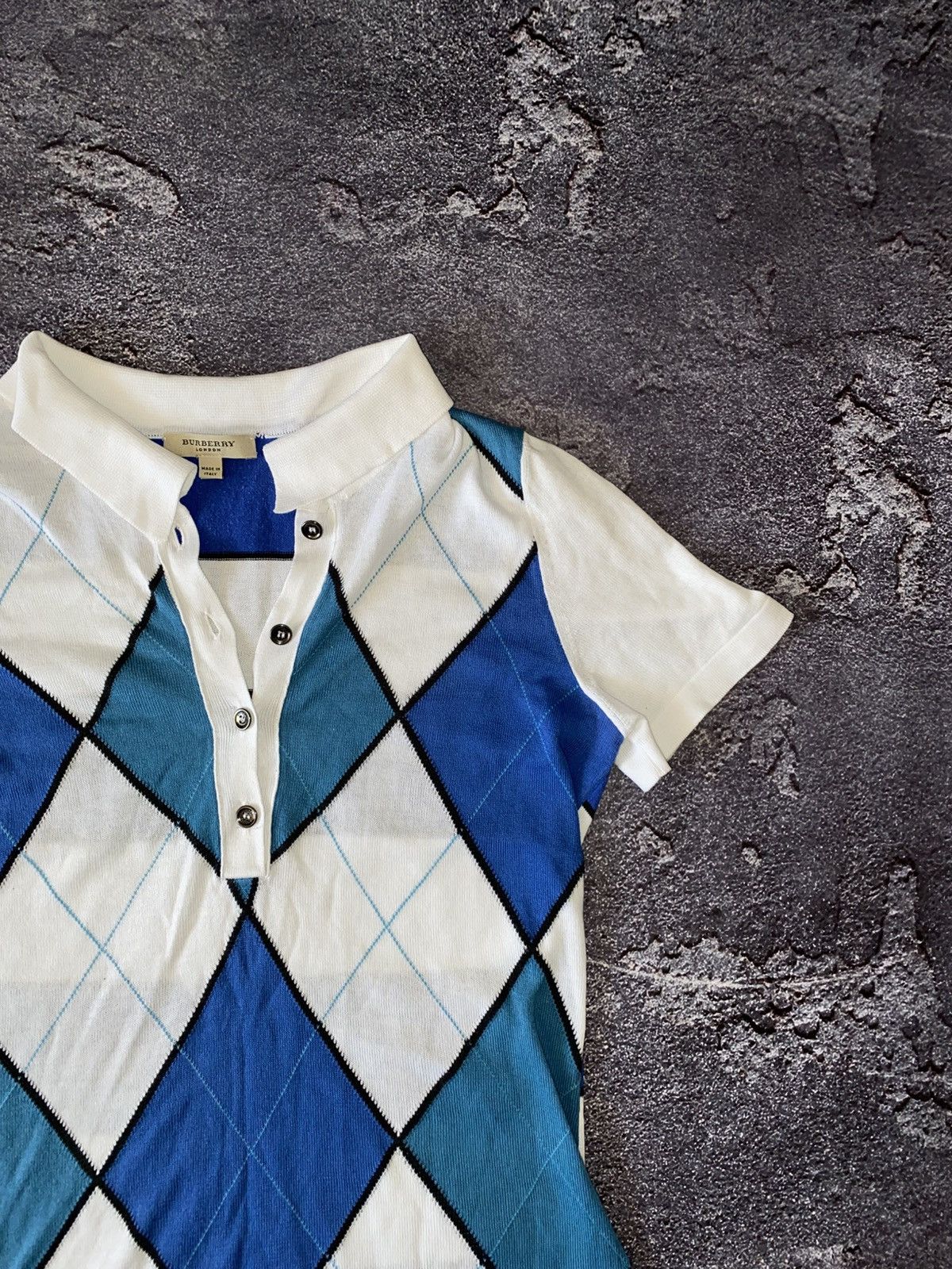 Burberry Y2k Burberry Luxury glamour Polo Nova Check Old Many T-shirt Size S / US 4 / IT 40 - 2 Thumbnail