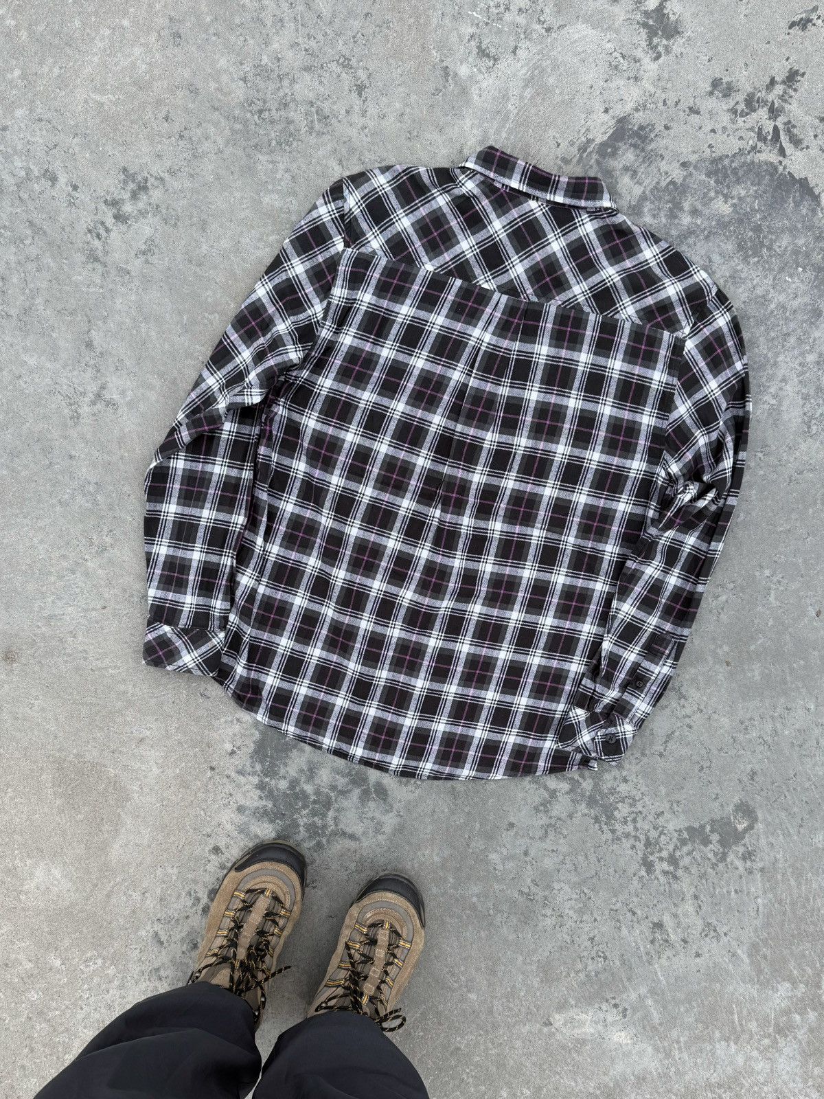Carhartt Carhartt WIP Flannel Line Button Up Y2k Plaid Shirt Size US M / EU 48-50 / 2 - 6 Thumbnail