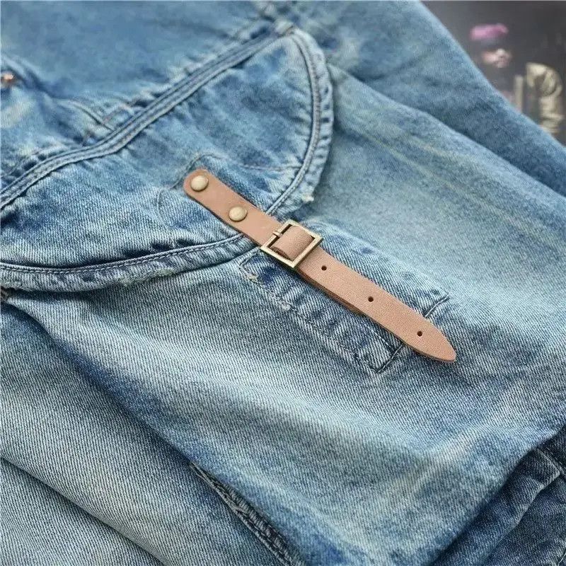 Japanese Brand Retro loose pocket denim shorts Size US 32 / EU 48 - 2 Thumbnail