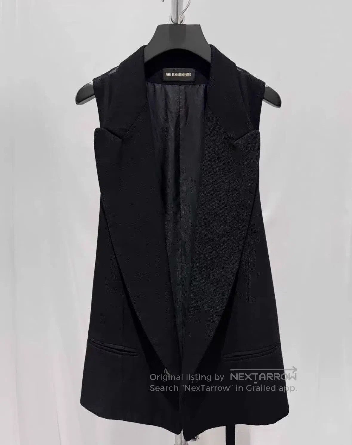 Ann Demeulemeester Ann demeulemeester black vest wxx. Size S / US 4 / IT 40 - 2 Thumbnail