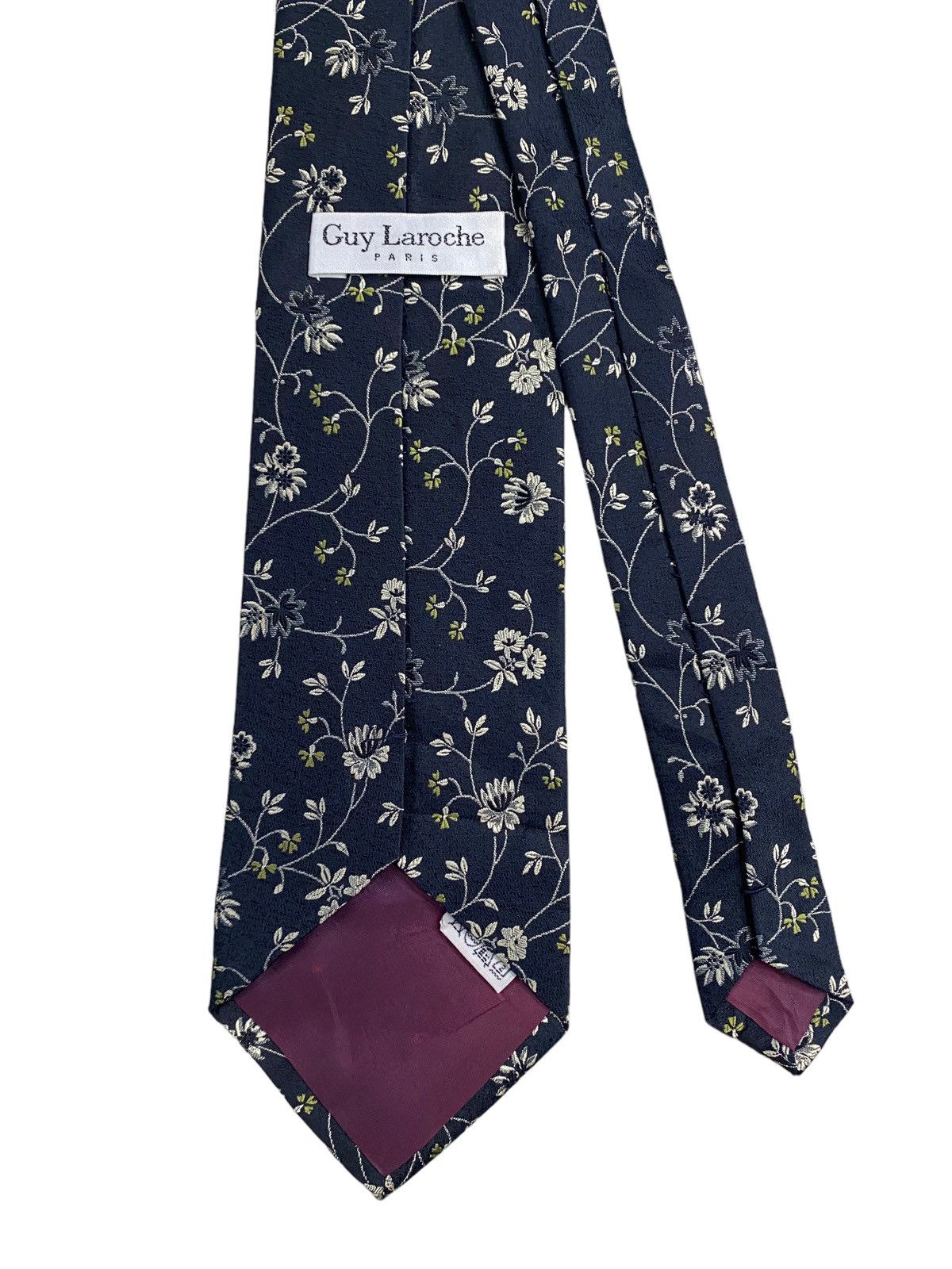 Guy Laroche × Vintage VINTAGE GUY LAROCHE Paris silk Neck tie Size ONE SIZE - 4 Thumbnail