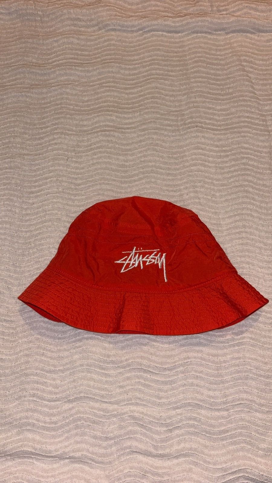 Nike × Stussy Nike x Stüssy Bob Bucket Hat Habanero Red Size ONE SIZE - 2 Thumbnail