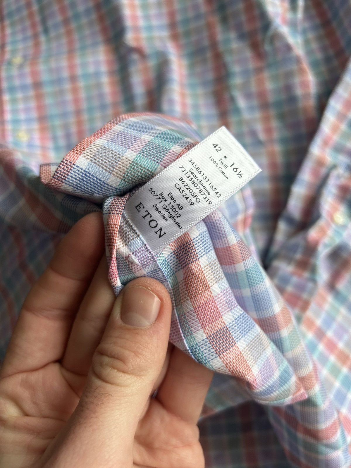 Eton Eton Contemporary Luxury Shirt Solid Style Classic Size L Size US L / EU 52-54 / 3 - 11 Thumbnail