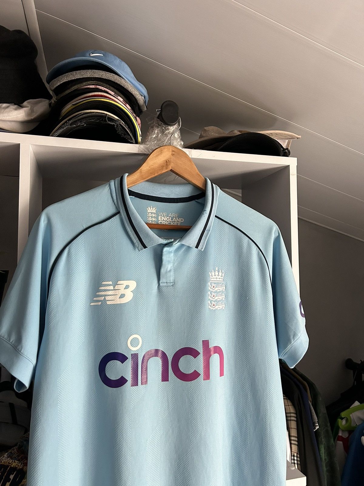 New Balance England new balance cricket shirt 2018/19 jersey Size US M / EU 48-50 / 2 - 2 Thumbnail