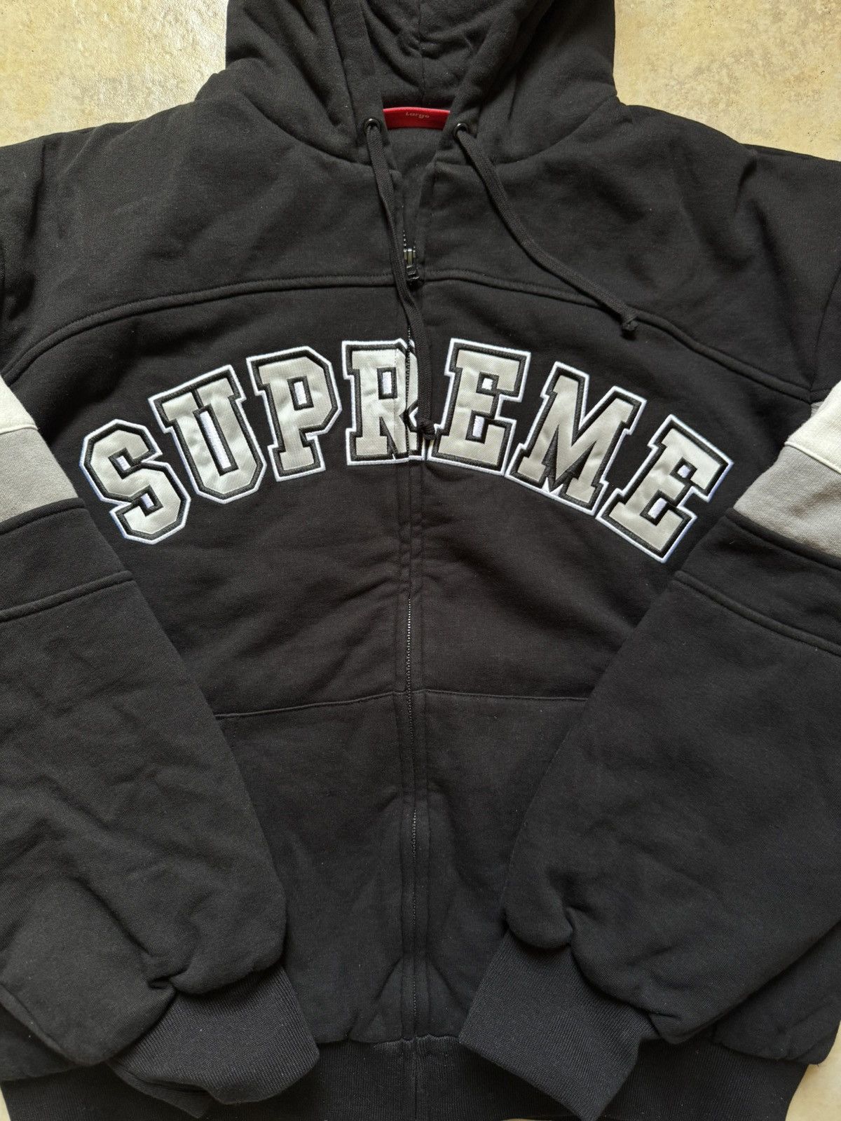 Supreme Supreme Filled Zip Up hoodie Sweatshirt (Size Large) Size US L / EU 52-54 / 3 - 2 Thumbnail