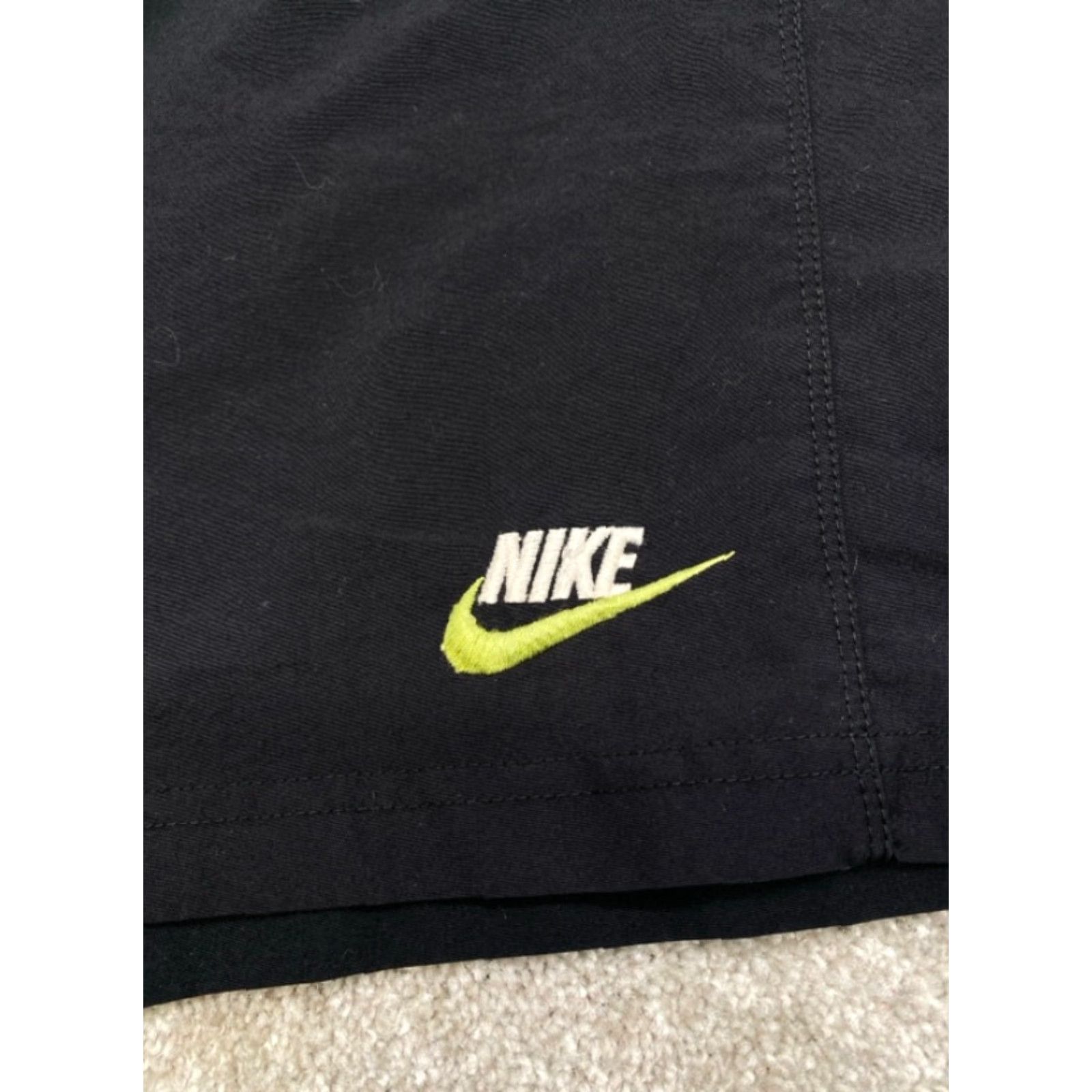Nike Nike Shorts Men's L Black 36x11 Drawstring Elastic Waist Pockets 4699 Size US 36 / EU 52 - 2 Thumbnail