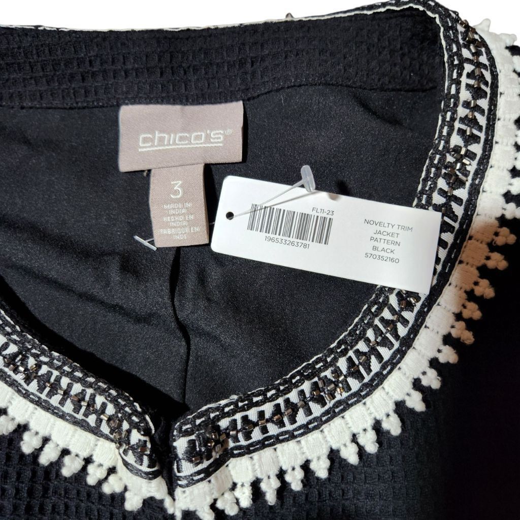 Chicos NWT Women's Chico's Jacket Size 3 / XL Size XL / US 12-14 / IT 48-50 - 6 Thumbnail