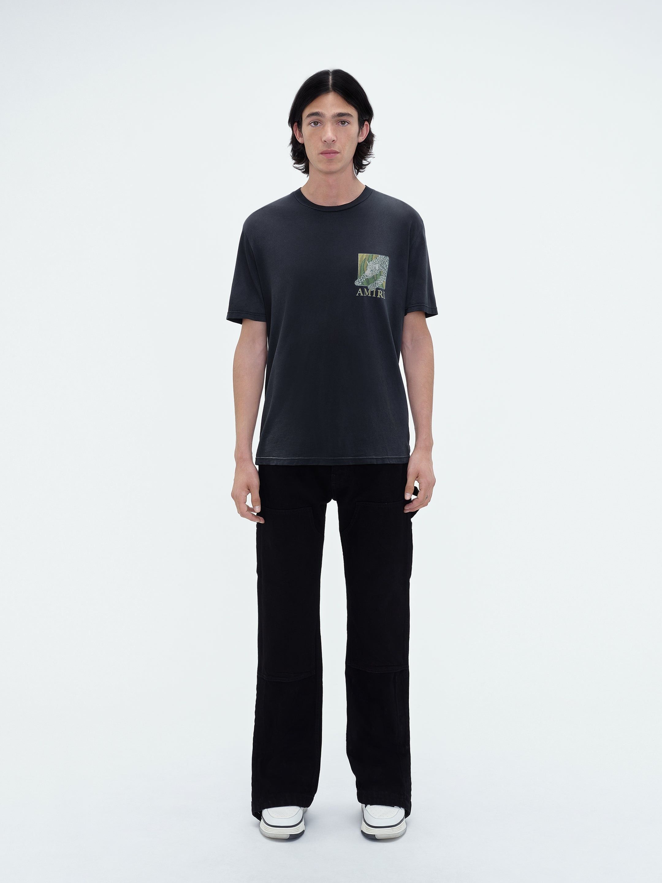 Amiri o1orln1025 Leopard T-Shirt in Black Size US S / EU 44-46 / 1 - 7 Thumbnail