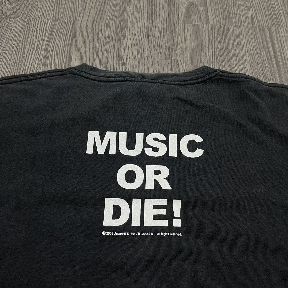 Rap Tees ANDREW W.K. Music Or Die Tee Size US M / EU 48-50 / 2 - 5 Thumbnail